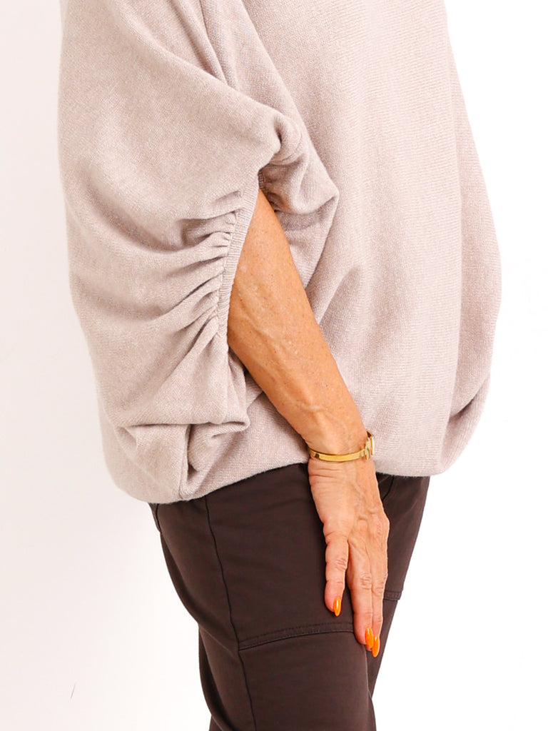 Feinstrick-Pullover SARINA.S – Eleganter Fledermaus-Oversize-Look – Gr. 38-46
