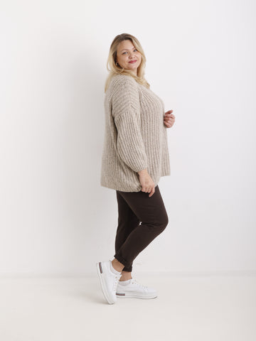 MEGAN Curvy Size Pullover - verschiedene Farben