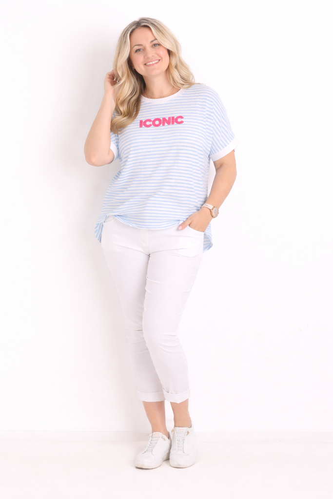 T-Shirt LILLY.S blau One Size 38-46