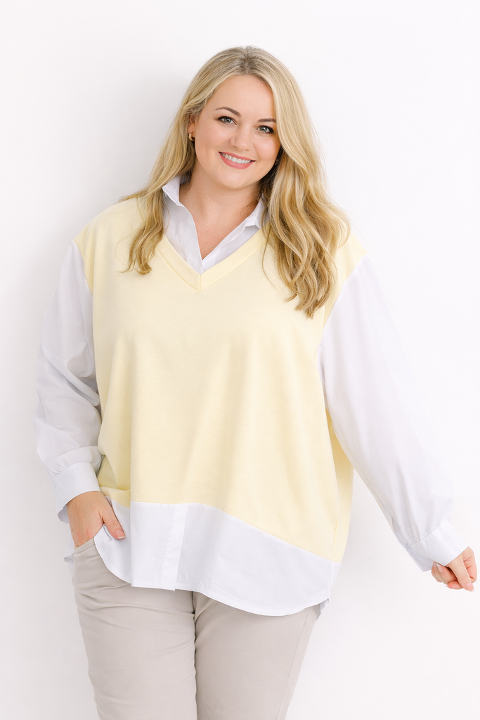 AMELIE Sweatshirt | Curvy One Size 42-52