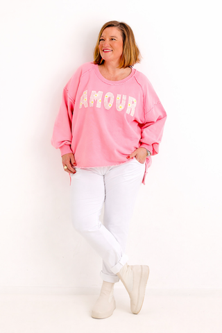 AMOUR Sweatshirt | One Size 36-46