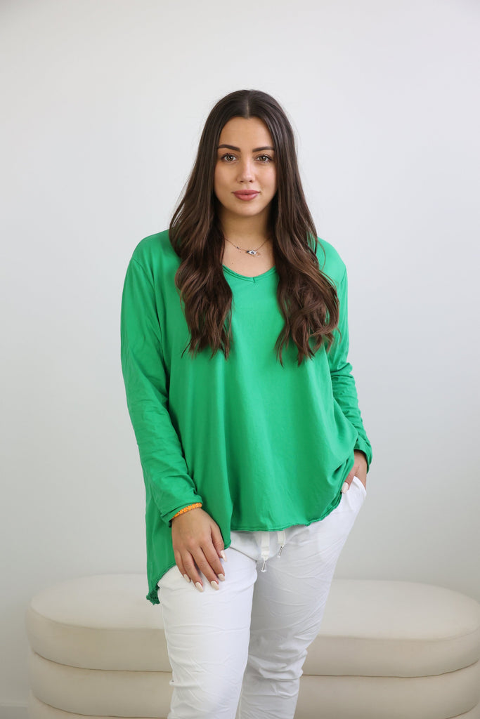 BRENDA Longsleeve - verschiedene Farben