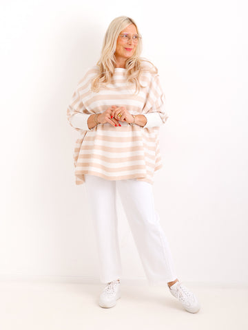 MIKE Tapered Jeans - Gr. XS-XL - weiß