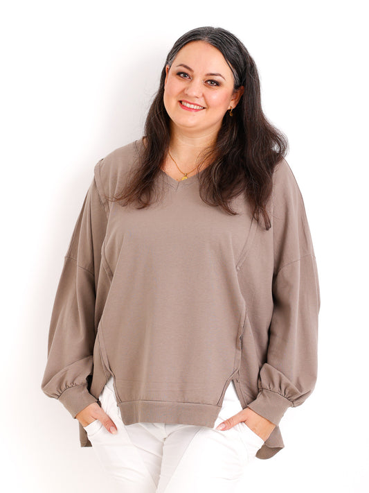 DORO Longsleeve – Curvy One Size (42-52) - in 3 Farben