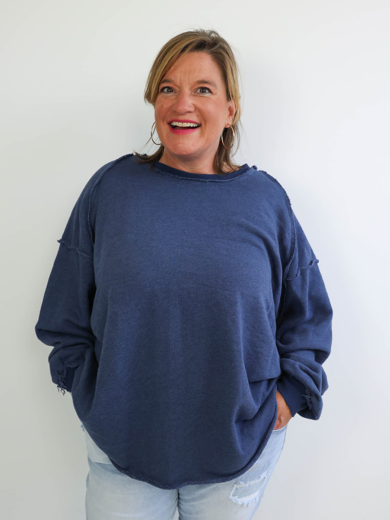 CARLY Sweater - One Size (38-50) - viele Farben