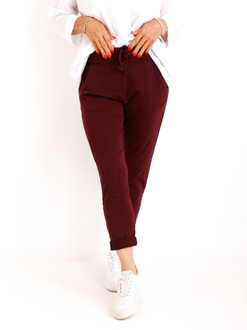 MAX LOUNGE Sweatpants - bordeaux