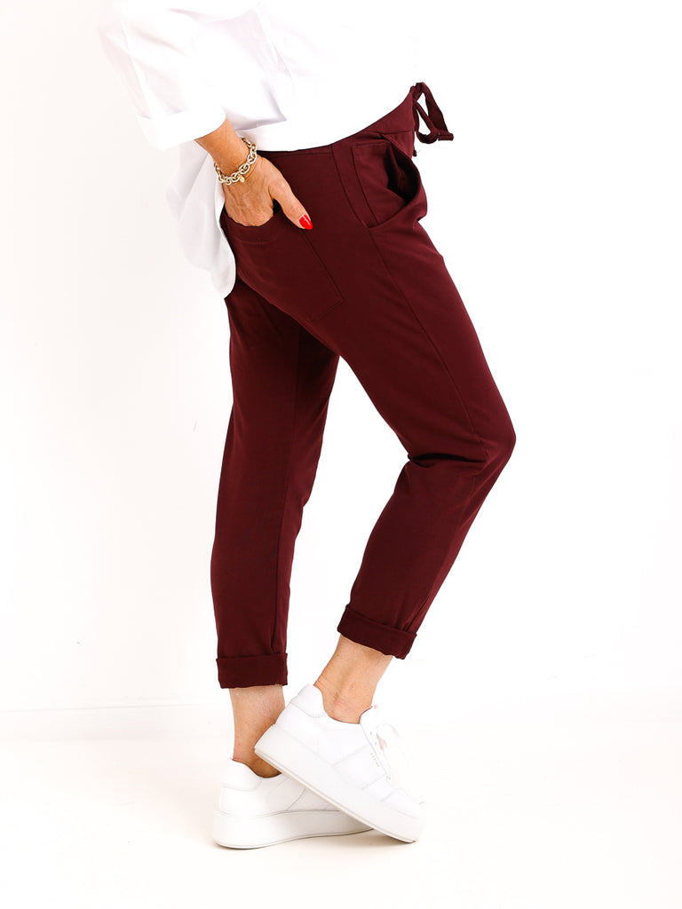 MAX LOUNGE Sweatpants - bordeaux