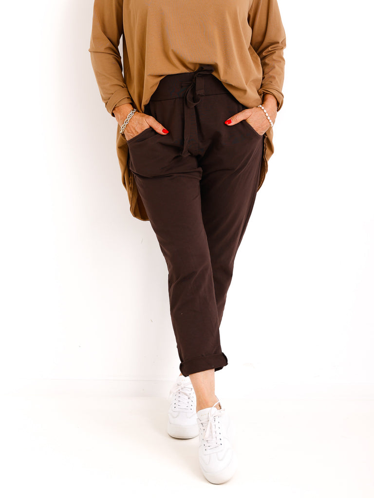 MAX LOUNGE Sweatpants - schoko