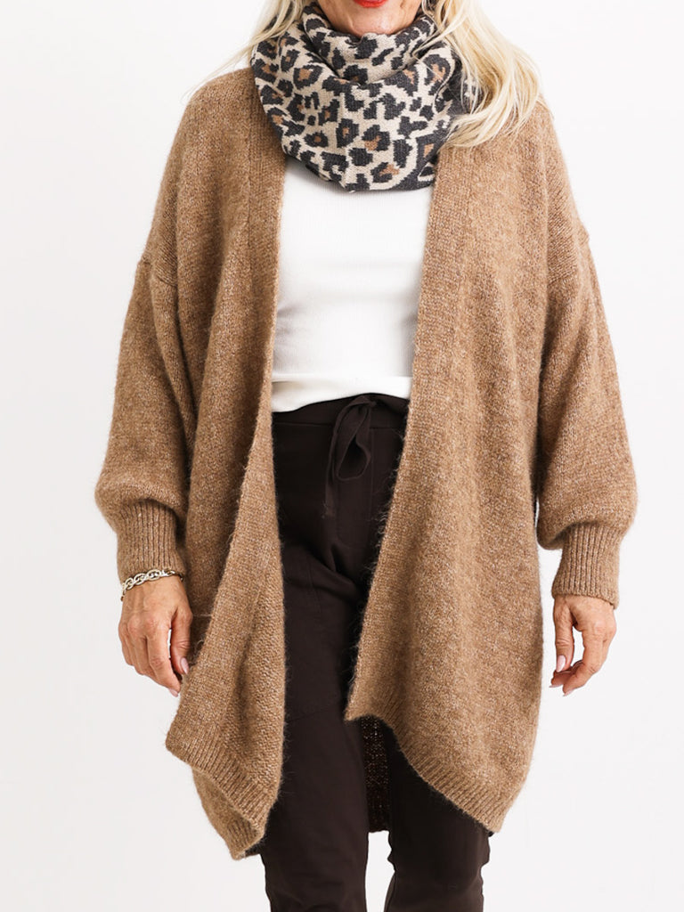 Curvy Size Strickjacke LARINA.S Strickjacke - Offene Silhouette & weicher Fall - Gr. 42-50
