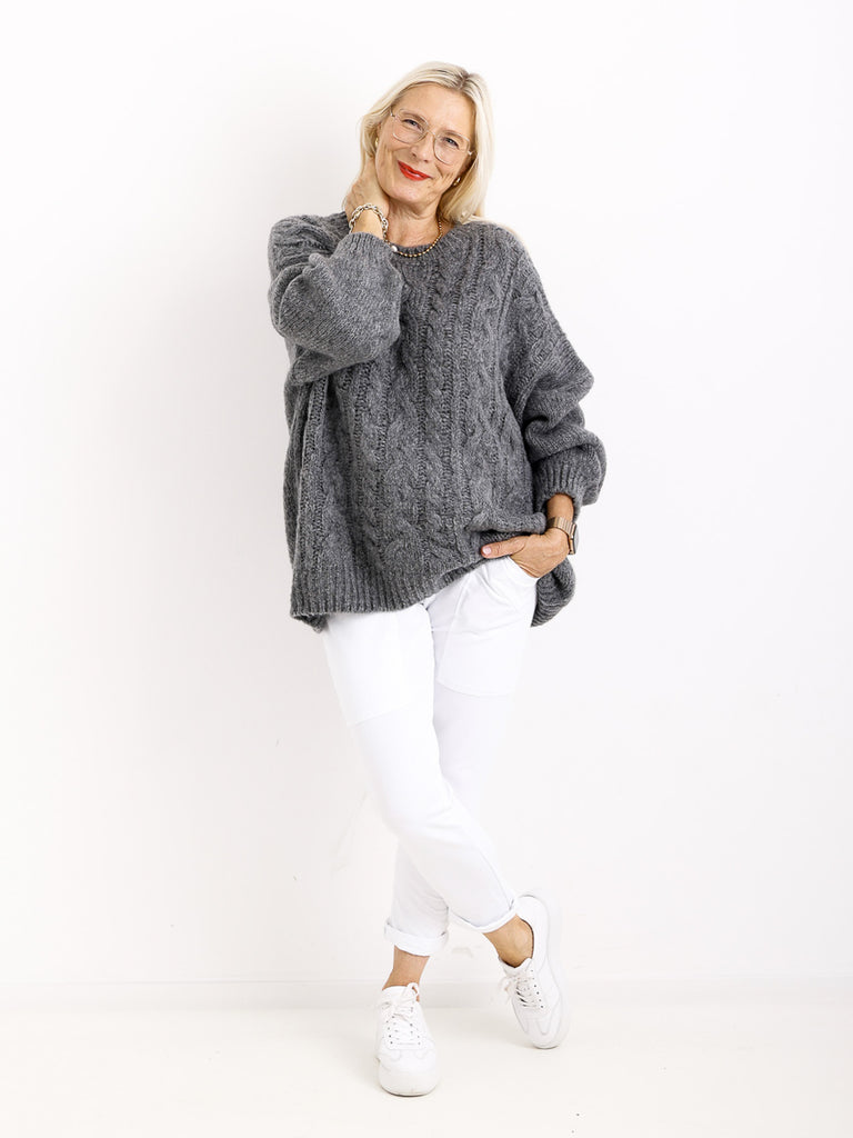 ADINA Curvy Size Pullover - verschiedene Farben