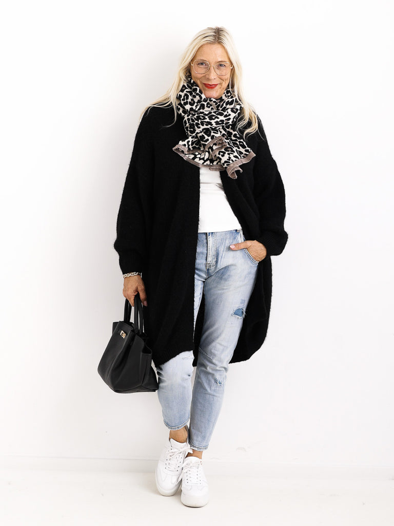Curvy Size Strickjacke LARINA.S Strickjacke - Offene Silhouette & weicher Fall - Gr. 42-50