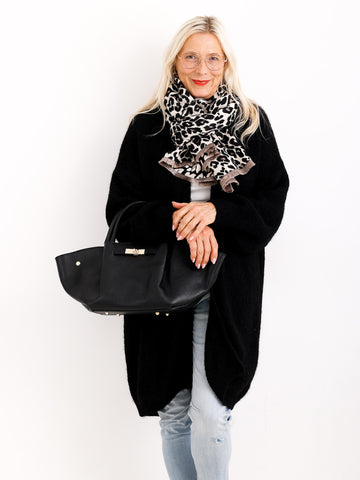 Curvy Size Strickjacke LARINA.S Strickjacke - Offene Silhouette & weicher Fall - Gr. 42-50