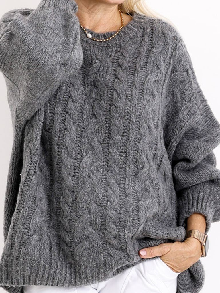 ADINA Curvy Size Pullover - verschiedene Farben