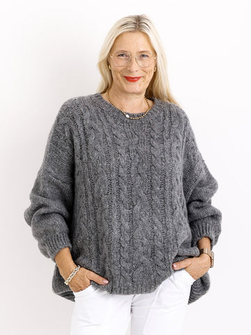 ADINA Curvy Size Pullover - verschiedene Farben