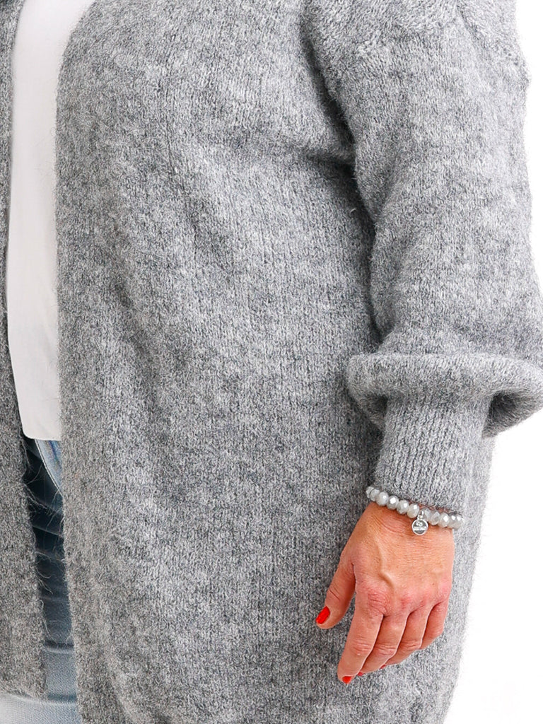 Curvy Size Strickjacke LARINA.S Strickjacke - Offene Silhouette & weicher Fall - Gr. 42-50