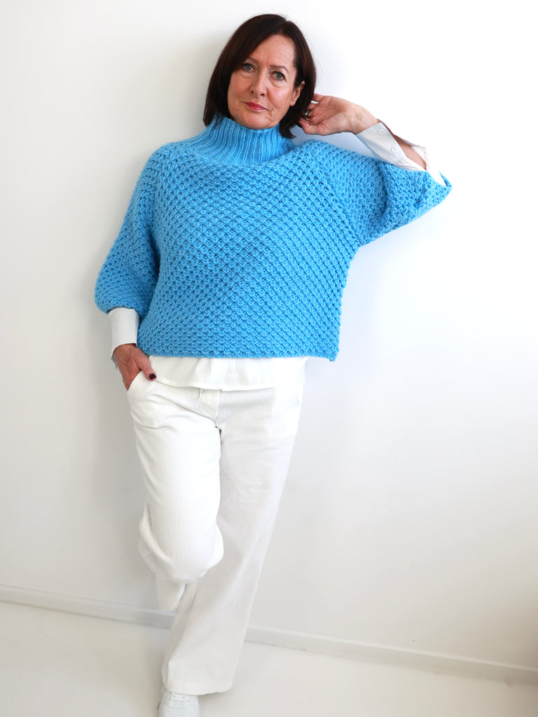 TESSA Pullover - blau