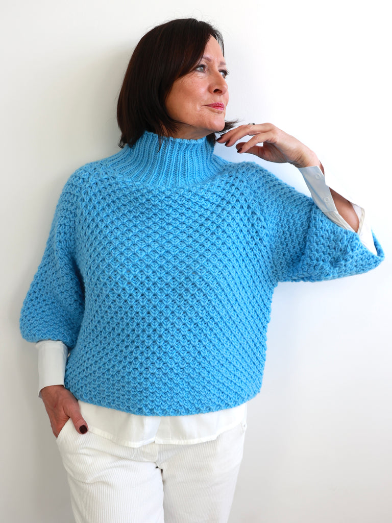 TESSA Pullover - blau