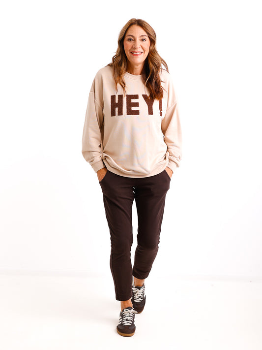 ANNE Oversize Sweatshirt - beige
