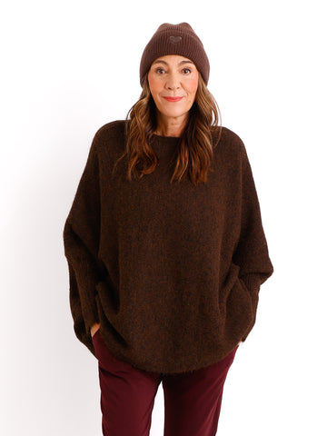 Oversize Strickpullover LINAYA – Extra weiter Kuschelstrick mit Alpaka & Wolle – Gr. 38–48