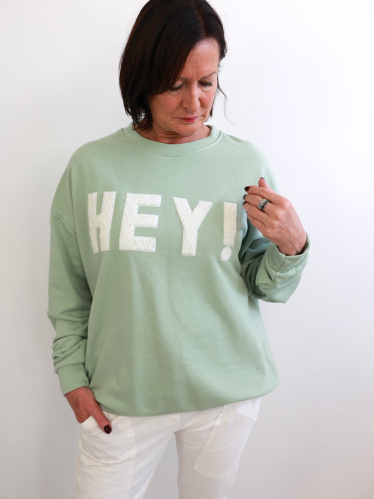 HEY! Oversize Sweatshirt - verschiedene Farben