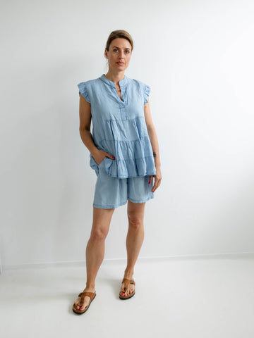 AMELIE Jeans Bluse