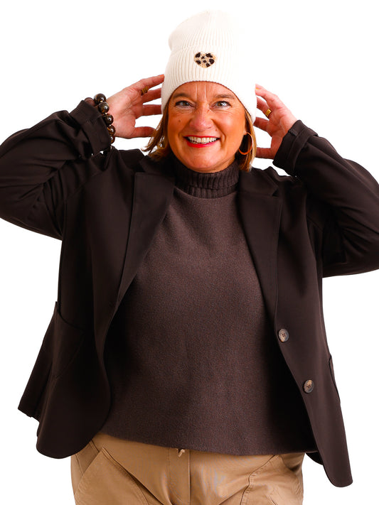 JUSTINE Blazer - schoko - verschiedene Größen