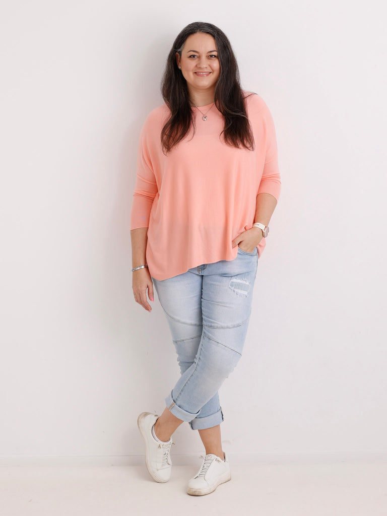 Feinstrick Pullover MOLLY.S  – Softe Haptik – Boxy Style – Gr. 38-50