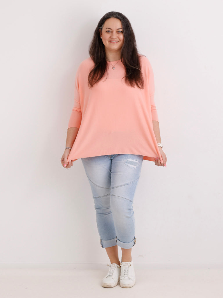 Feinstrick Pullover MOLLY.S  – Softe Haptik – Boxy Style – Gr. 38-50