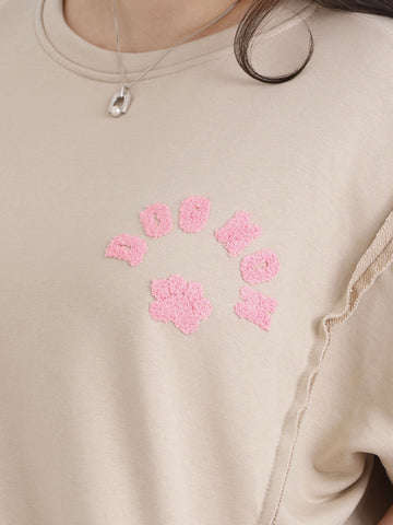 Kurzarm-Sweatshirt DOGMOM – One Size Gr. 38-48