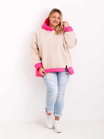 TESSA Curvy Size Hoodie - verschiedene Farben