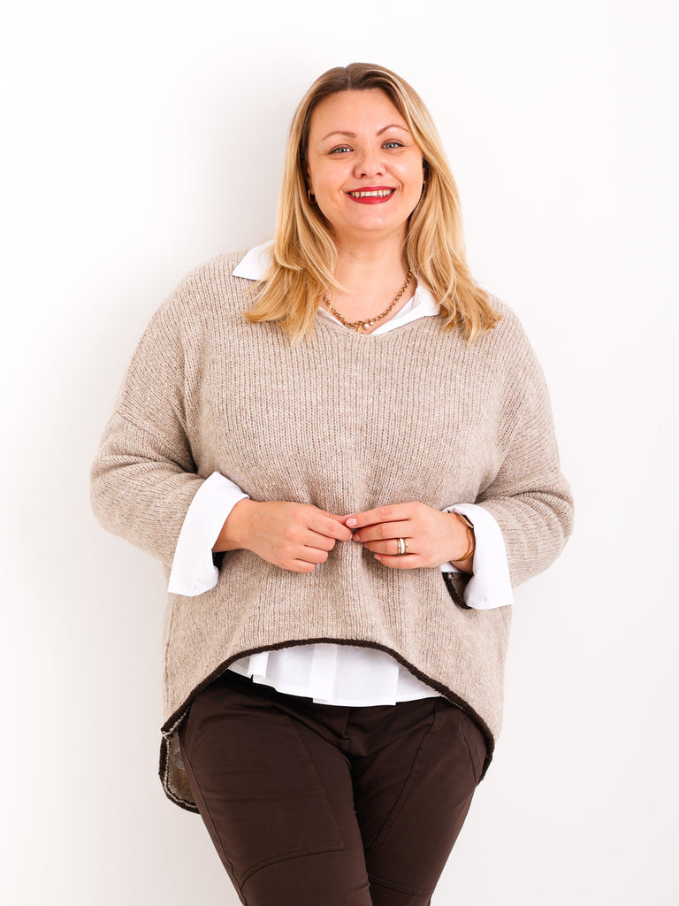 POLLY Oversize Pullover - verschiedene Farben