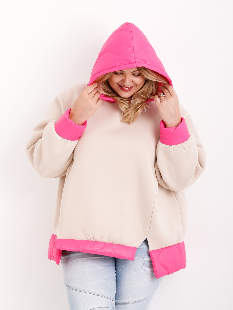 TESSA Curvy Size Hoodie - verschiedene Farben