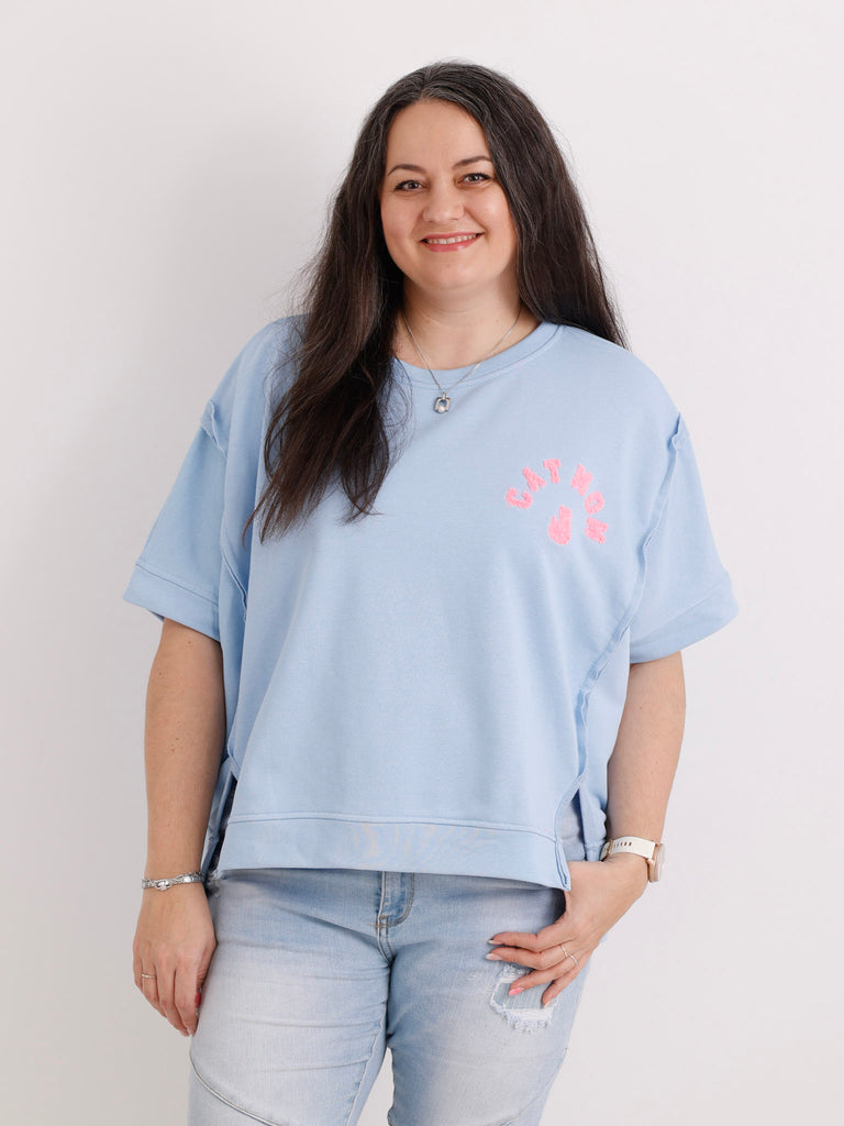 Sweatshirt CATMOM.S – XXL-Komfort & Statement-Look Gr. 38-48