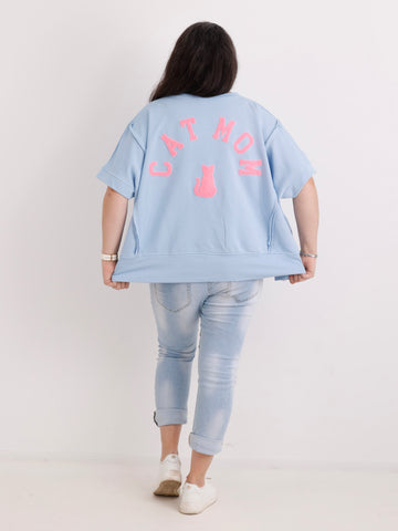 Sweatshirt CATMOM.S – XXL-Komfort & Statement-Look Gr. 38-48