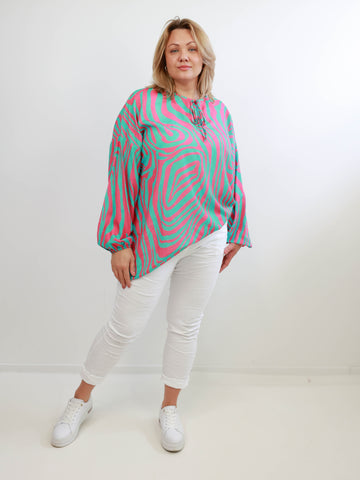 MIREILLE XXL Bluse -  verschiedene Farben