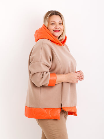 TESSA Curvy Size Hoodie - verschiedene Farben