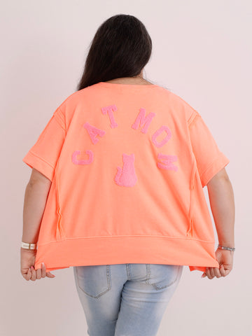 Sweatshirt CATMOM.S – XXL-Komfort & Statement-Look Gr. 38-48