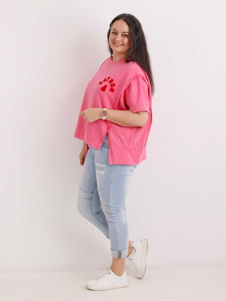 Sweatshirt CATMOM.S – XXL-Komfort & Statement-Look Gr. 38-48