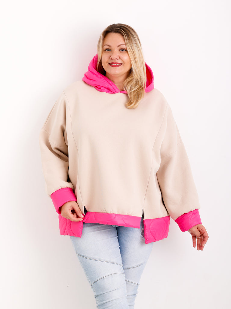 TESSA Curvy Size Hoodie - verschiedene Farben