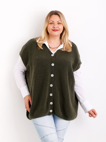 SAMIRA Curvy Size Pullunder / Strickweste - verschiedene Farben