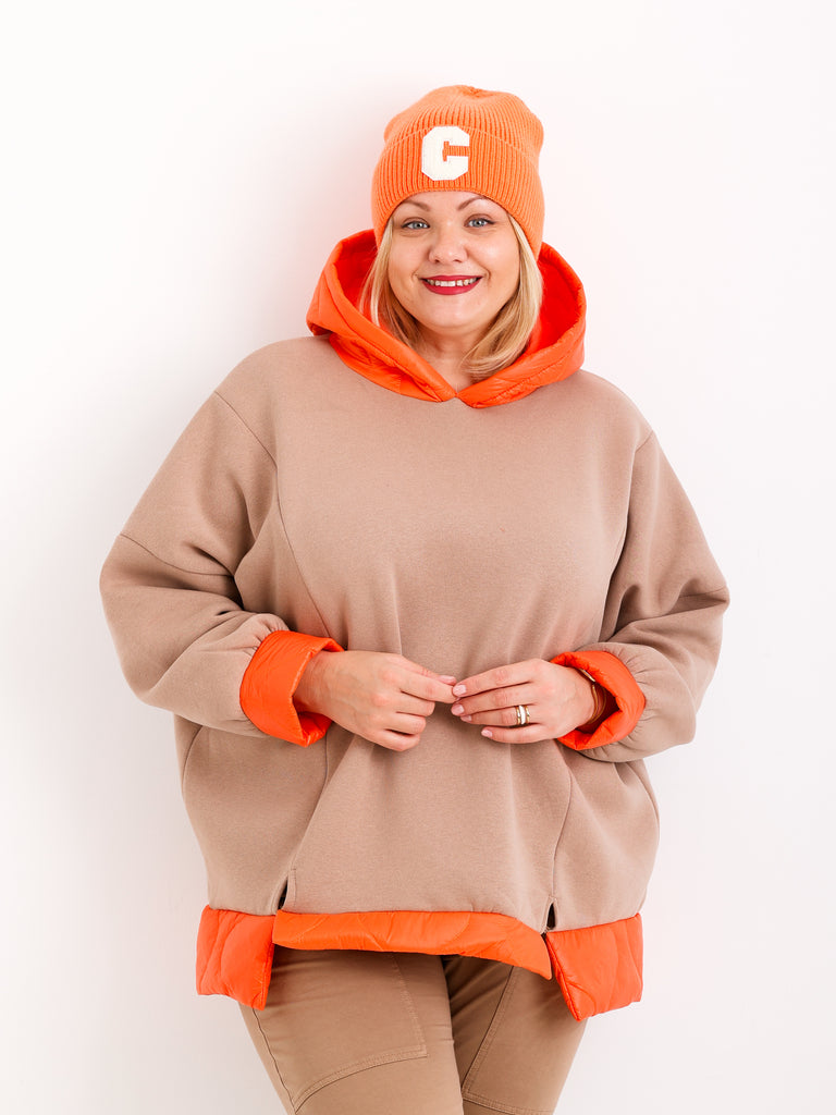 TESSA Curvy Size Hoodie - verschiedene Farben