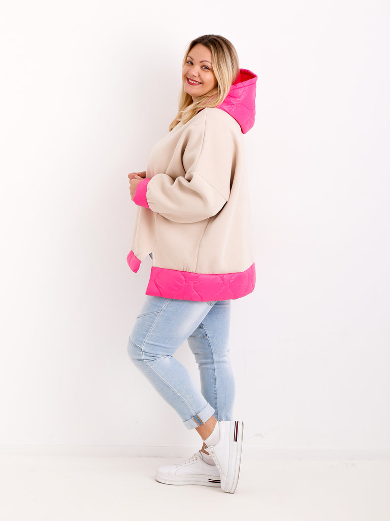 TESSA Curvy Size Hoodie - verschiedene Farben