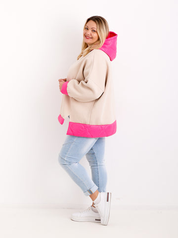 TESSA Curvy Size Hoodie - verschiedene Farben