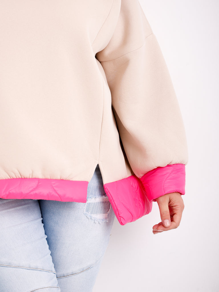 TESSA Curvy Size Hoodie - verschiedene Farben