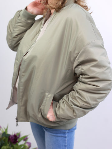 WENDY Jacke - Wendejacke - khaki/beige