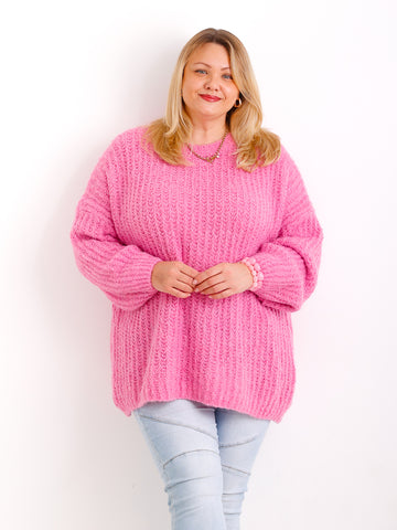 MEGAN Curvy Size Pullover - verschiedene Farben
