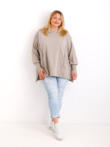 MAJA Curvy Size Hoodie - verschiedene Farben