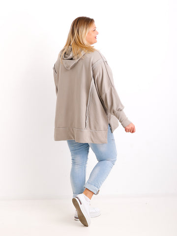 MAJA Curvy Size Hoodie - verschiedene Farben