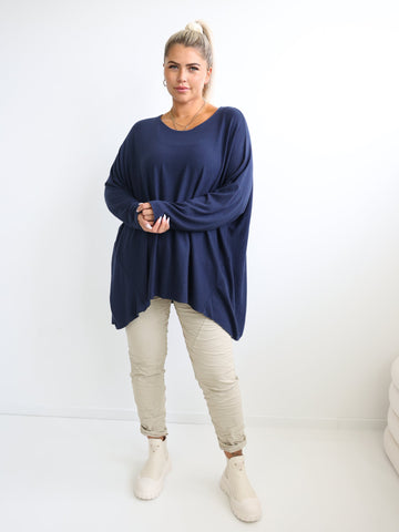 MELINA Longsleeve -  Plus Size - verschiedene Farben