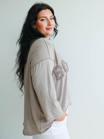 BOSTON Plus Size Longsleeve - verschiedene Farben